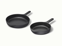 Enameled Cast Iron Skillet Duo